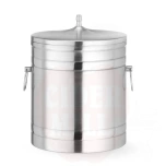 Ice bucket double walled, BarUp, Silver, ⌀200x, 5L, (H)230mm