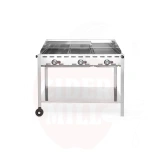 Kaasugrilli Green Fire Profi Line - 3 poltinta, HENDI, 17,4kW, 1078x612x(K)825mm