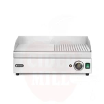 Griddle half ribbed, HENDI, Kitchen Line, 220-240V/2400W, 527x404x(H)233mm