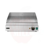 Griddle, ribbed, HENDI, Profi Line, entirely ribbed, 230V/2400W, 527x404x(H)233mm