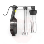 Blenderis, Komplekts: rokas is 350 ar maināmu ātrumu + putotājs + sienas turētājs, Kitchen Line, Melns, 110x324x, HENDI, 230V/350W, (H)816mm