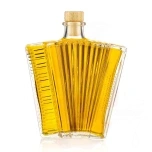 Klaaspudel 500ml Akordion läbipaistev, 10tk