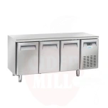 Freezer counter with 3 doors and side unit, Arktic, GN 1/1, 230V/670W, 1800x700x(H)850mm