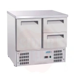 Kylmäpöytä 1 ovella ja 2 laatikolla, Arktic, GN 1/1, 247L, 220-240V/143W, 900x700x(K)855mm