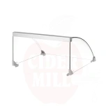 Glass cover for sausage roller grills, For sausage rolling grill 9 (268605), 470x401x, HENDI, (H)250mm