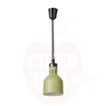 Cilindra formas lampa ēdienu siltuma uzturēšanai ar regulējamu augstumu, Zaļš, ⌀175x, HENDI, 230V/250W, (H)250mm
