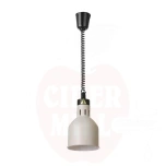 Cilindra formas lampa ēdienu siltuma uzturēšanai ar regulējamu augstumu, Balts, ⌀175x, HENDI, 230V/250W, (H)250mm