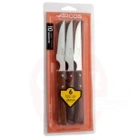 Steak knife – set of 6 pcs., FOREST series, Arcos, FOREST, Wood, (L)220mm