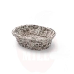Bakery basket oval, Light grey, 250x190x, HENDI, (H)65mm