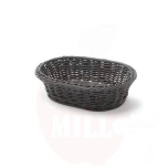 Bakery basket oval, Black, 250x190x, HENDI, (H)65mm
