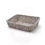 Bakery basket angled, Light grey, 400x300x, HENDI, (H)120mm