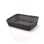 Bakery basket angled, Black, 400x300x, HENDI, (H)120mm