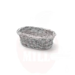 Bakery basket oval, Light grey, 190x120x, HENDI, (H)60mm