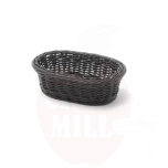 Bakery basket oval, Black, 190x120x, HENDI, (H)60mm