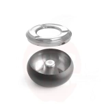 Bļoda, Pelnutrauks, melna, ⌀105x, HENDI, (H)58mm