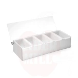 Behållare, Bar condiment holder, BarUp, 5 s, 375x140x, (H)90mm