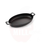 Pannu, Mini oval Little Chef, Fine Dine, Black, 263x140x, (H)37mm