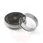 Konditorejas formas – komplekts, gluda, ø19-112, HENDI, (H)35mm