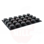 Silicone mould MUFFIN, 570x375x, Round, HENDI, (H)40mm