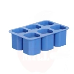 Ice shot glass mould, BarUp, Blue, 125x190x, (H)60mm