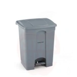 Pedal bin, AmerBox, 87L, Light grey, 500x410x(H)815mm