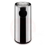 Standing waste bin with ashtray, HENDI, 33L, ⌀240x(H)660mm