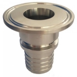 Clamp-fittings DIN 32676 D34mm to 24mm hose