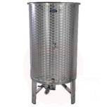 Fermentation tank 500l AISI304, outlet valve DN 2"