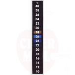 Brewferm liquid crystal thermometer strip 0-30°C