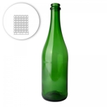 Wine bottle cider 75 cl, 560 g, 29 mm - pallet 1274 pcs
