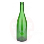 Wine bottle champagne 75 cl, 775 g, green, 29 mm - pallet 1056 pcs