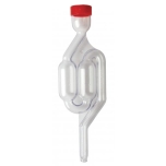 airlock bubbler model with red cap