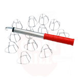 Automatic fastener for wire retainers