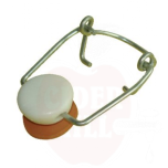 Traatkork pudelile plastist, 100tk