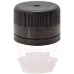 Plastkork 31,5mm must adapteriga, 100tk