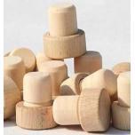 Synthetic T-cap 18mm 35/29mm 500pc, wood