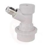Kiirliide CO2 survemahutile, valge ball-lock, 5/16" keere