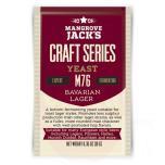 Dried brewing yeast Bavarian Lager M76 - 10 g - Mangrove Jack's Craft Series