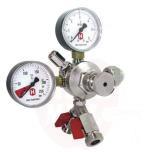 CO2-regulator 3 bar with 2 outputs