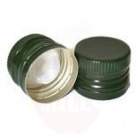 Oil bottle cap 31.5x24, green pre -threaded