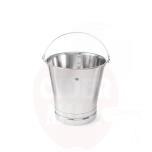 Graduated stainless steel bucket - 15 litre