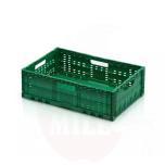 Berry box, box 60x40x22cm Perfo folding, green