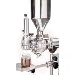 BENCH TOP VOLUMETRIC FILLER WITH RANGE FROM 20 TO 680 ML with valve DN25 for thick products