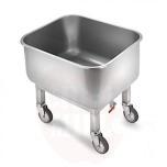 Bath with wheels 80l + valve