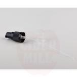 Pump black; dia 18/415; black PP cap; tube lenght 115mm