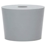 rubber bung grey D55/47 + 9 mm hole