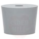 rubber bung grey D55/47 + 9 mm hole