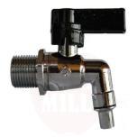 3/8 "chromed brass tap