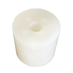 silicone bung 36/44 mm - with 9 mm hole