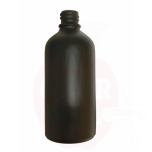 Matte black glass bottle 100ml